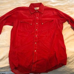 Vintage Red Rockmount Ranchwear western